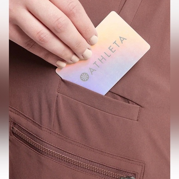 Athleta Venture Pants Joggers in Hearth Rose Size 4 - Picture 3 of 11